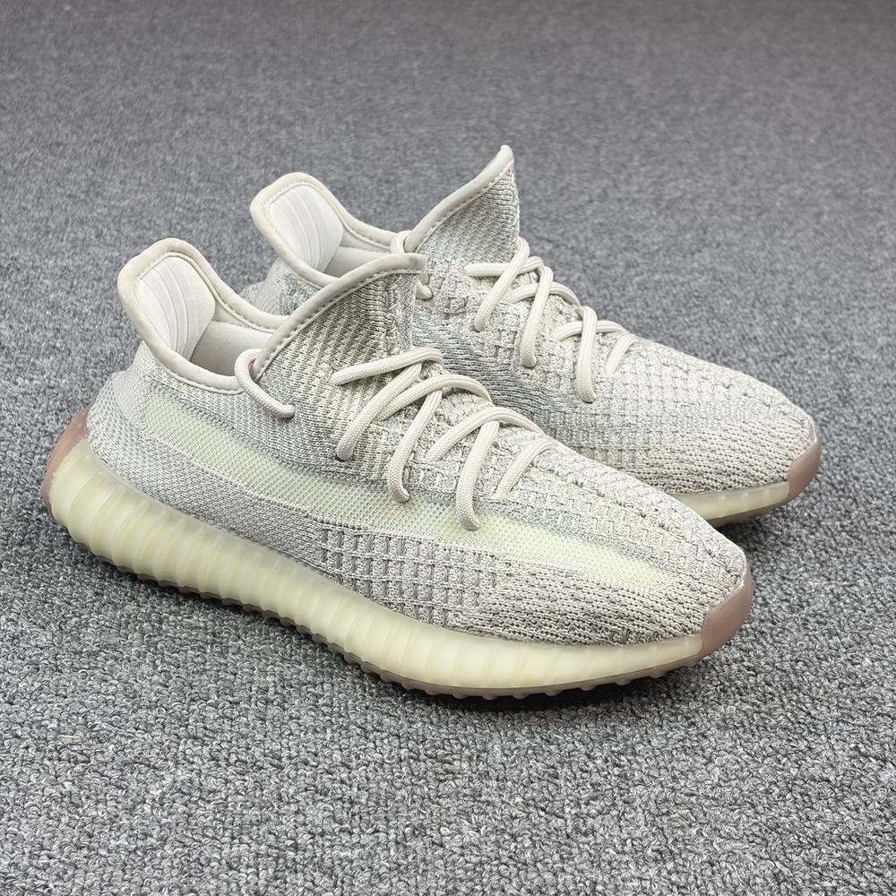 Yeezy Boost 350 V2 Citrin Non-Reflective Cream Tan Gum Sole Size 5M‎